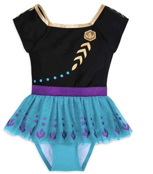 Frozen 2 Anna Costume Swimsuit size 9/10