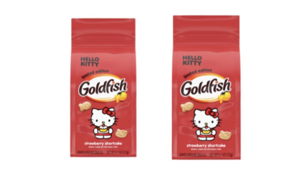 Limited Edition Goldfish Whiskerlicious Delight: Hello Kitty Strawberry Shortcake Adventure (2 Pack)