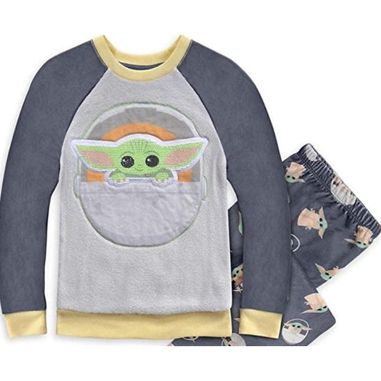 The Child Fleece Pajama Set for Boys – Star Wars: The Mandalorian Size 4