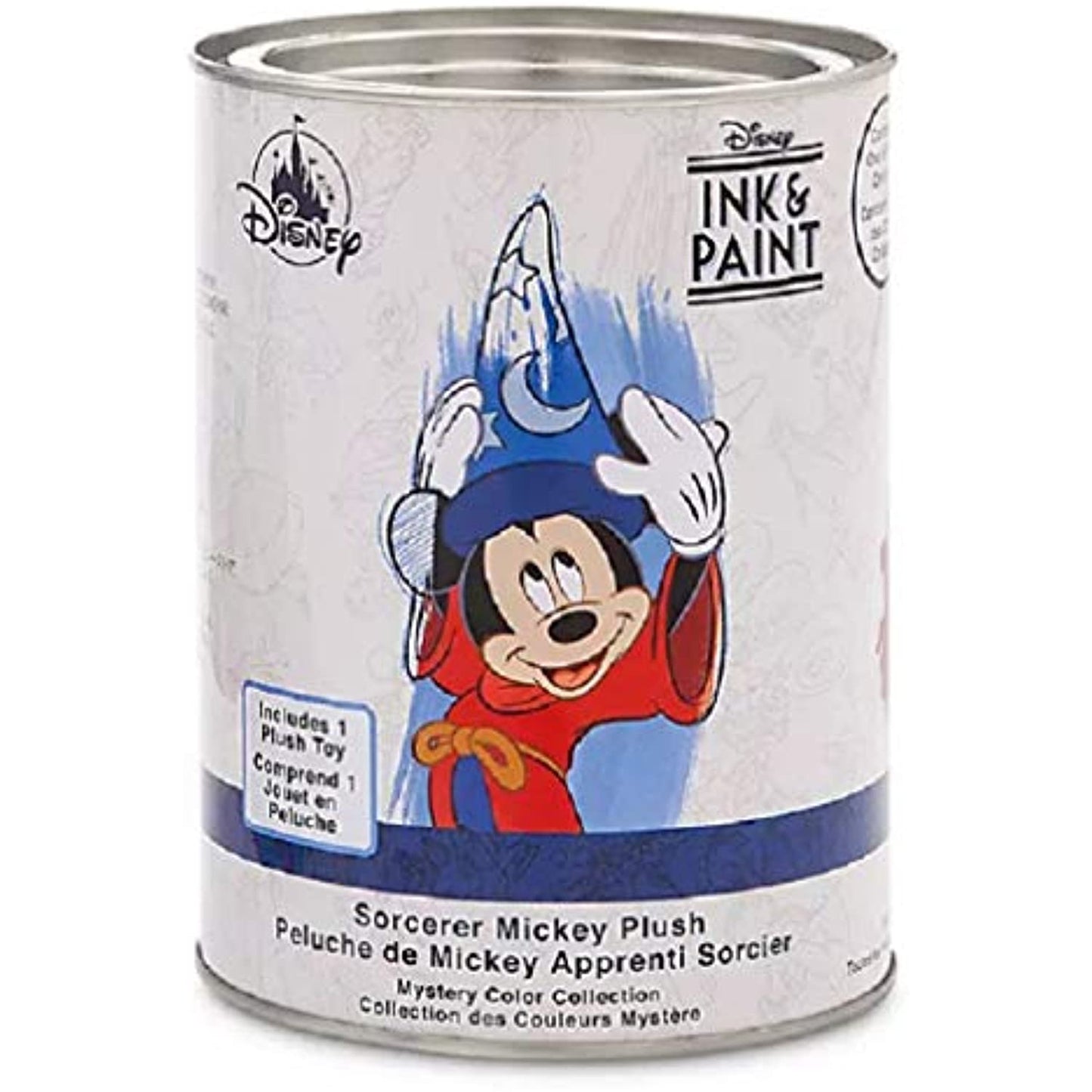 Plush Sorcerer Mickey Mouse Mystery 12" Paint Can Disney Ink & Paint