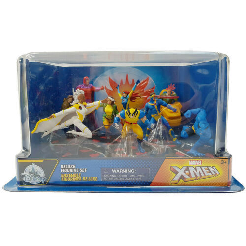 New Disney Marvel X-Men Deluxe Figurine Figure 9 pieces Play Toy Set Wolverine