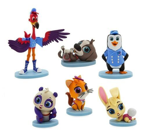 Disney Junior T.O.T.S Tiny Ones Transport Service 6 Figurine Playset Cake Topper